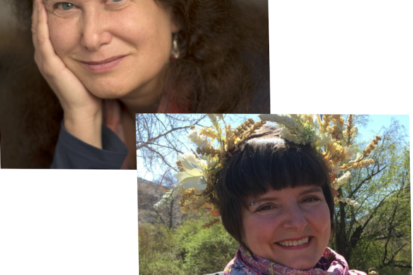 Combined photos of Jane Hirshfield and TIffany Lee Brown
