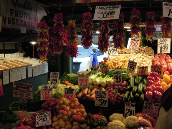 Photo of a Pike Place Market in Seattle