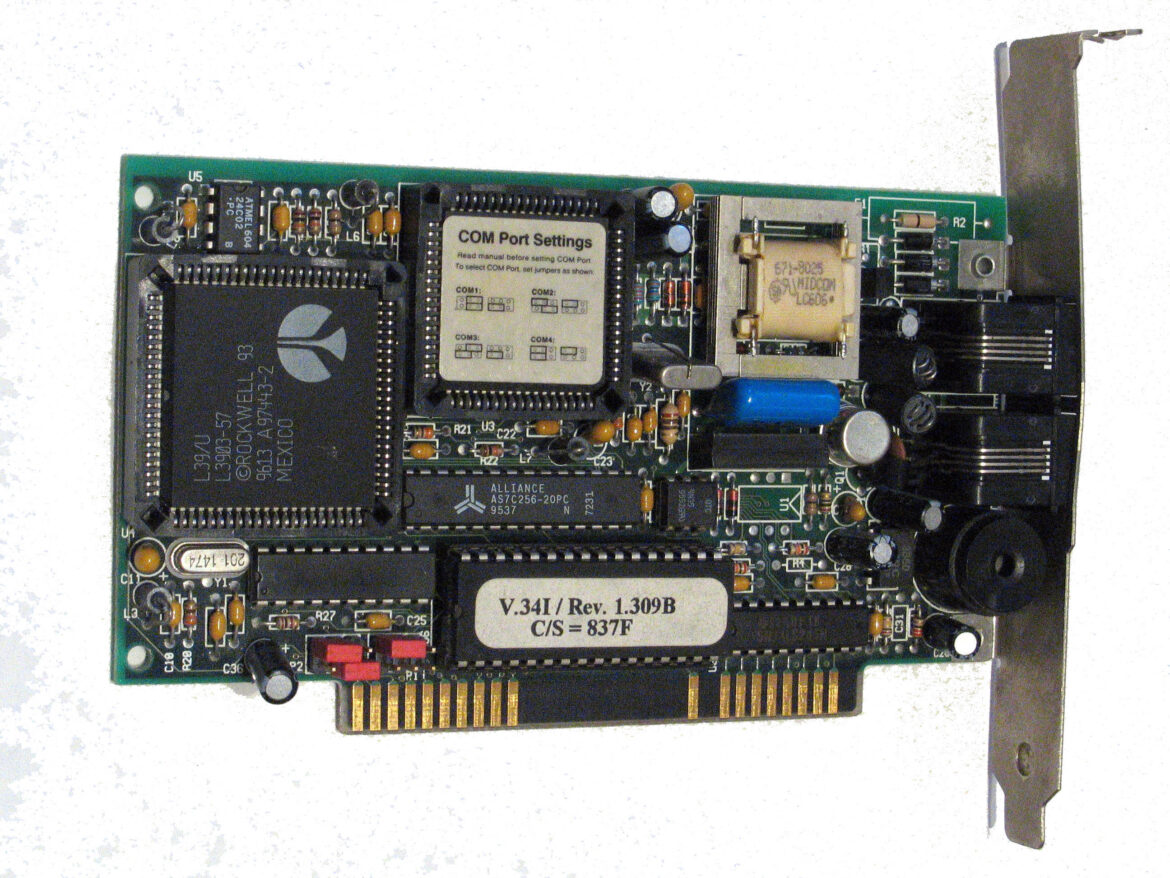 Photo of a Computer Modem