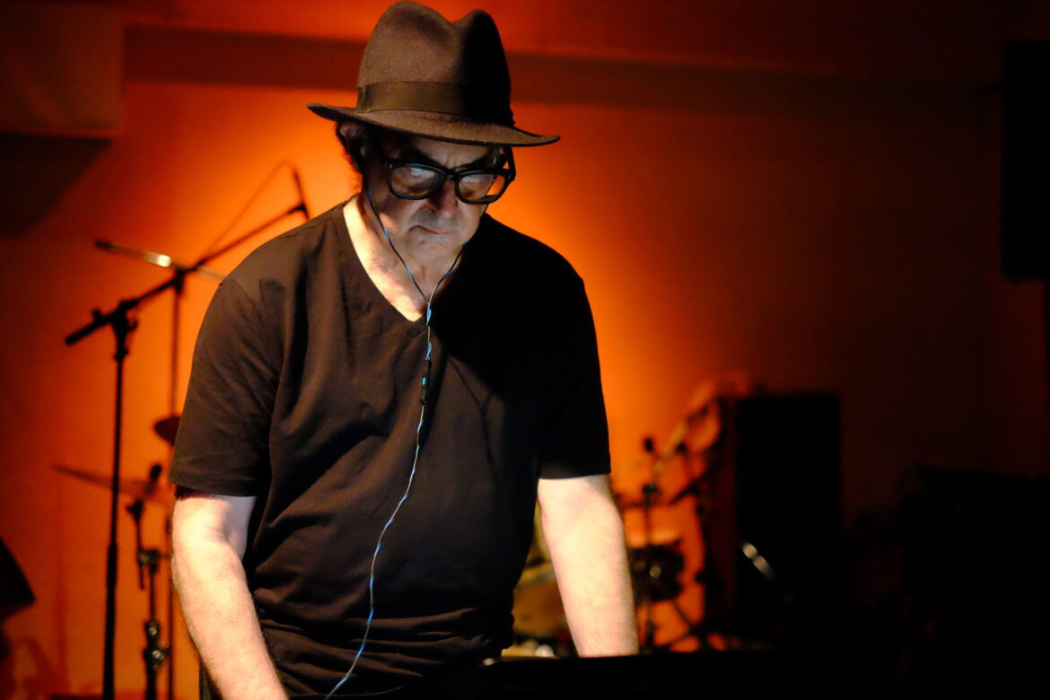 Carl Stone. Photo: Akira Saito Photo of Carl Stone performing. Photo by Akira Saito