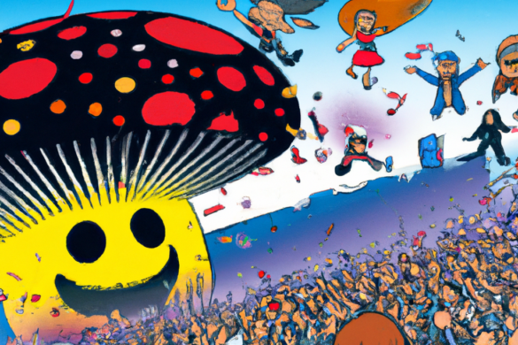 Image of smiling mushroom.