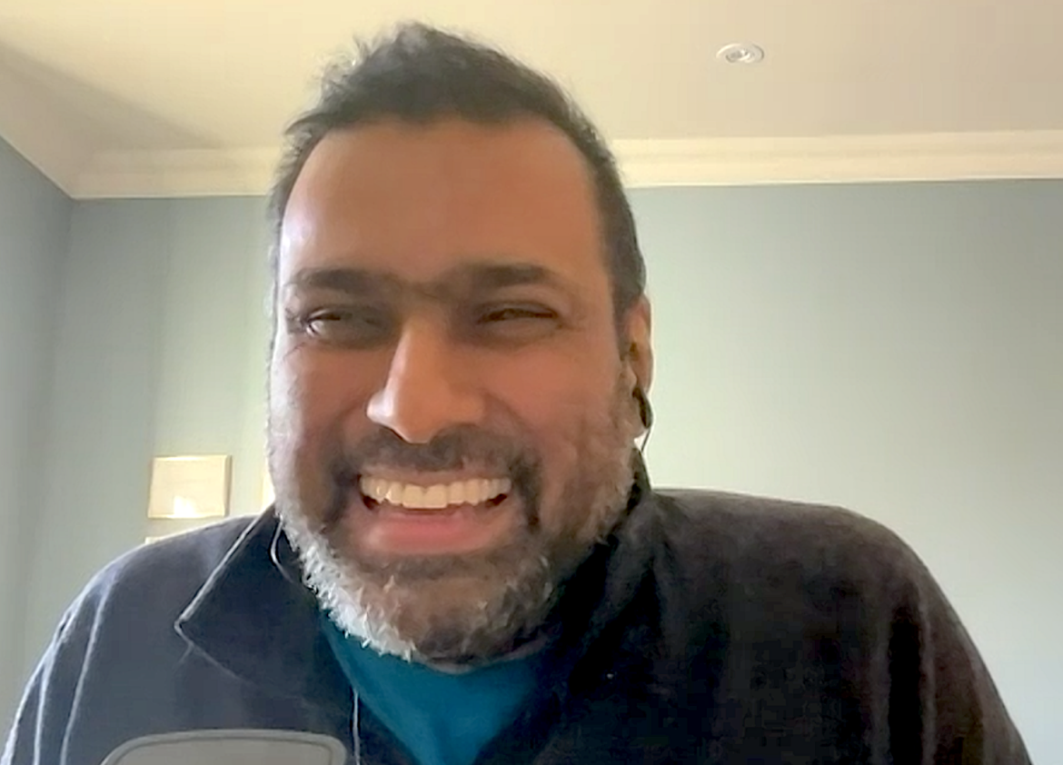 Screenshot of Gus Hosein