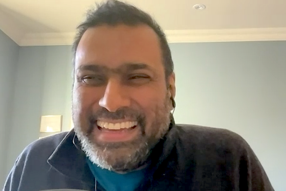 Screenshot of Gus Hosein