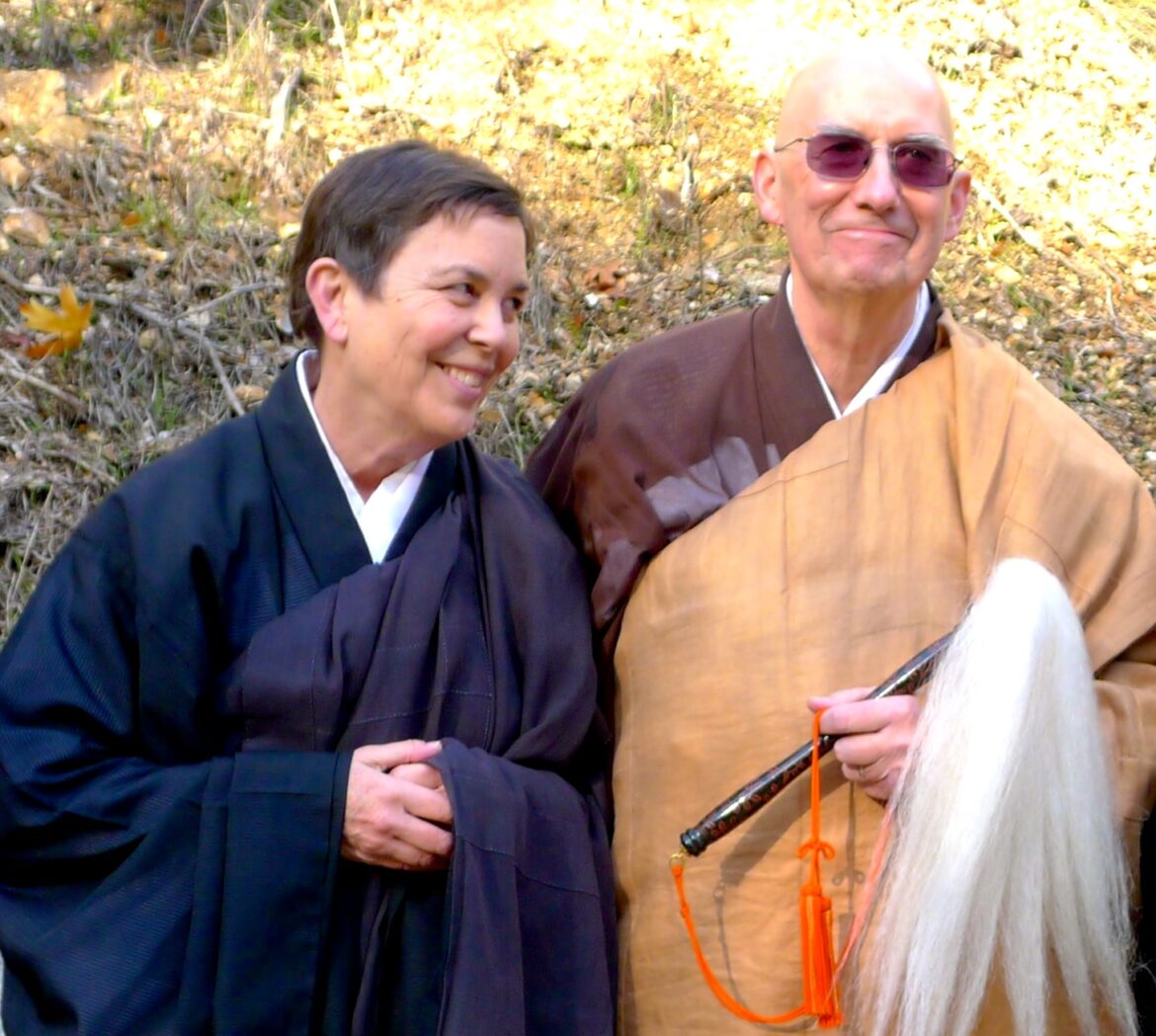 Renshin Bunce and Steve Stucky Photo of Renshin Bunce with Myogen Steve Stucky