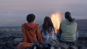 Photo: Watching the Fountain