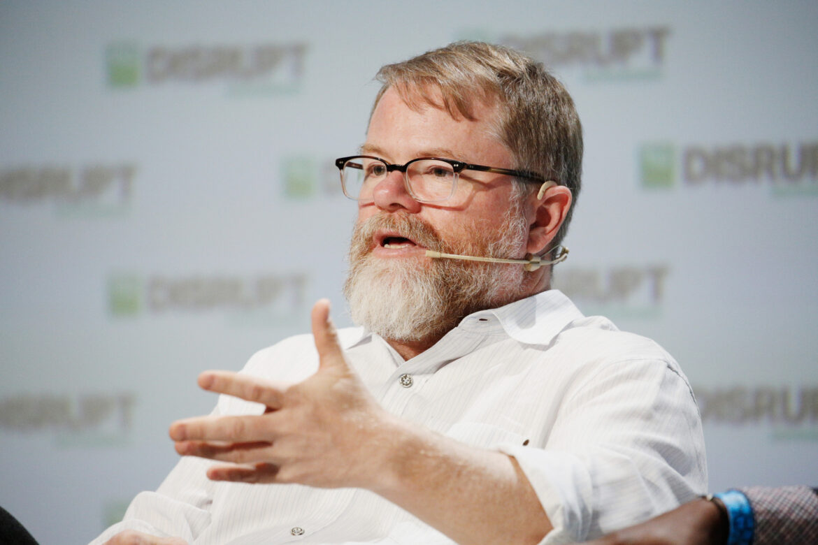 Human Rights Data Analysis Group Director of Research Patrick Ball speaks onstage during Day 3 of TechCrunch Disrupt SF 2018 at Moscone Center on September 7, 2018 in San Francisco, California.