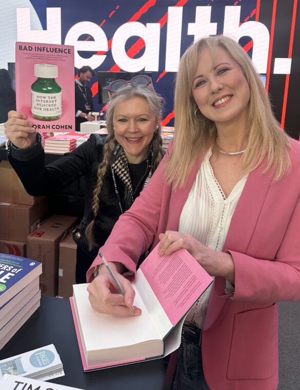 Photo of Deborah Cohen (right).