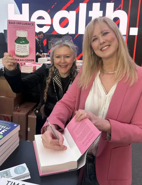Photo of Deborah Cohen (right).